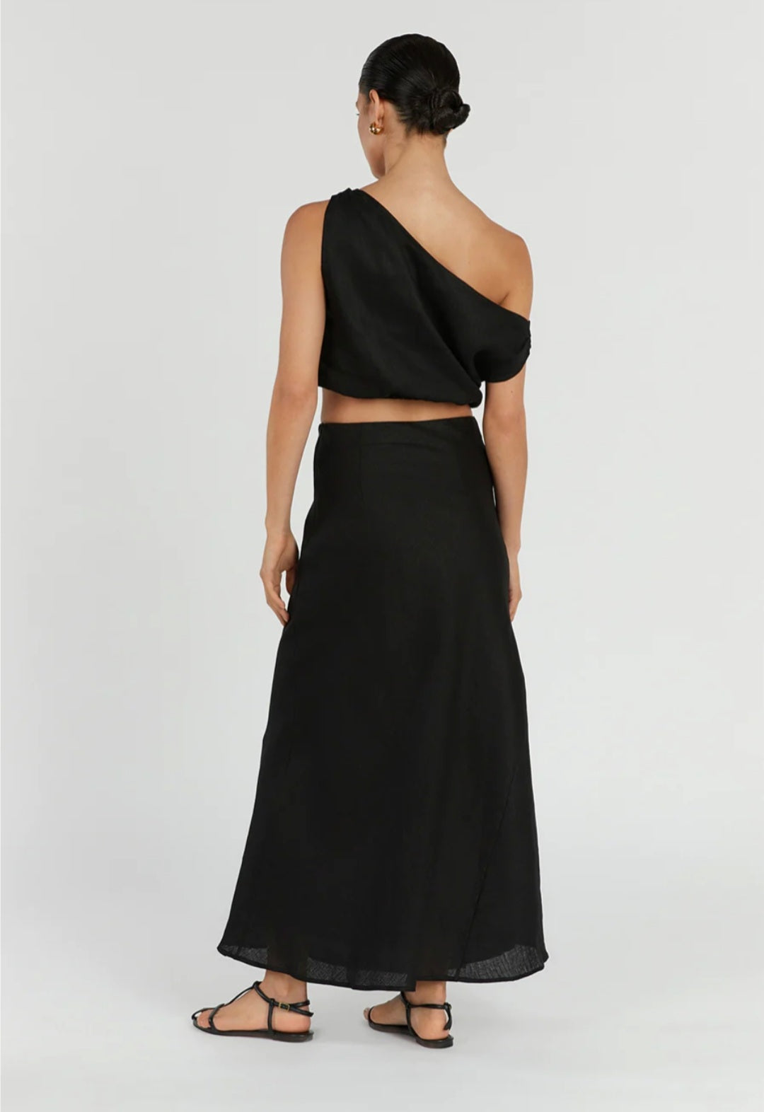 Black One Shoulder Top-3