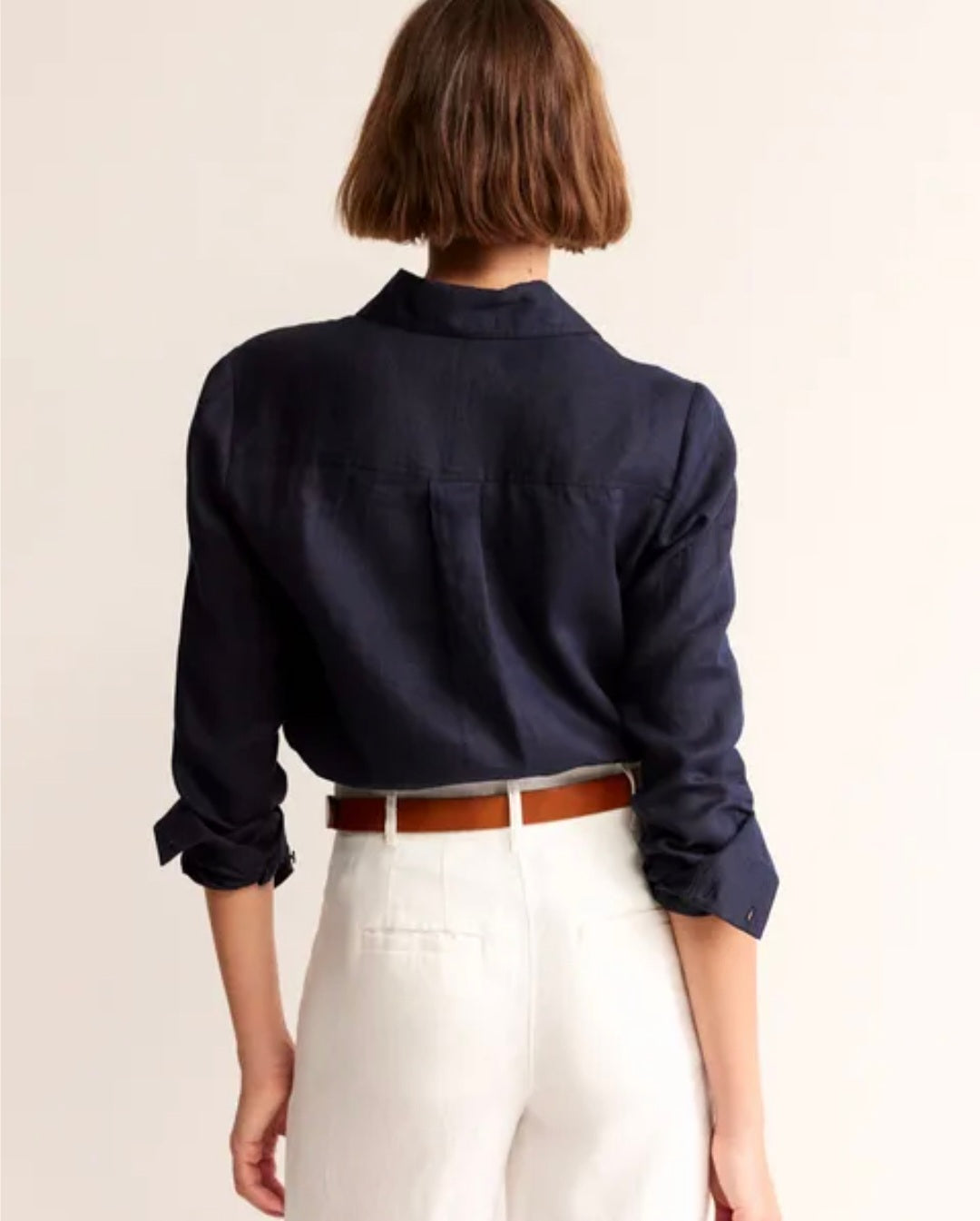 Blue Linen Shirt-2