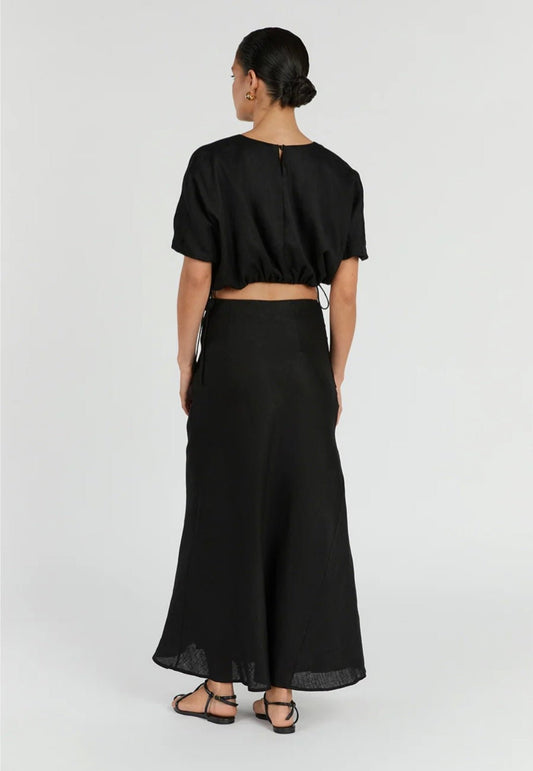 Black Kaftan Top - La Femme Boutique