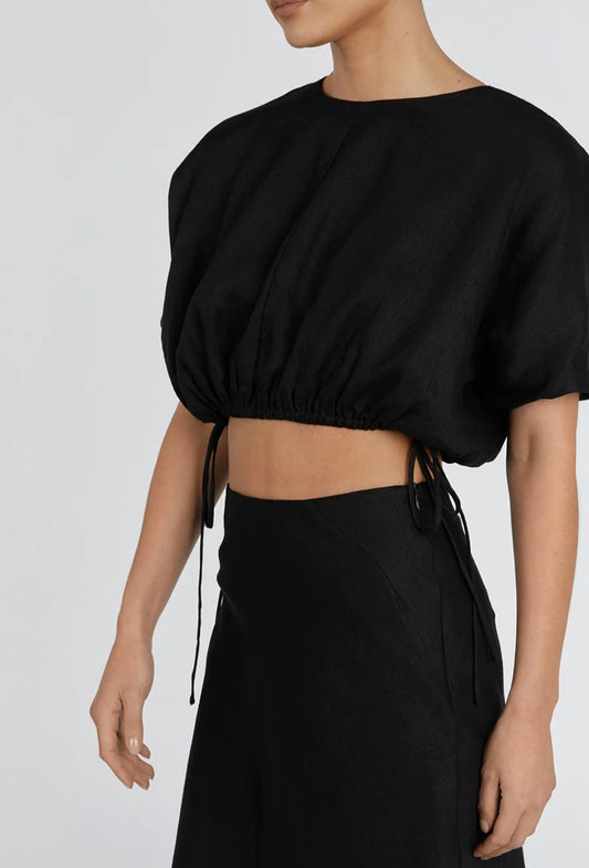 Black Kaftan Top-0
