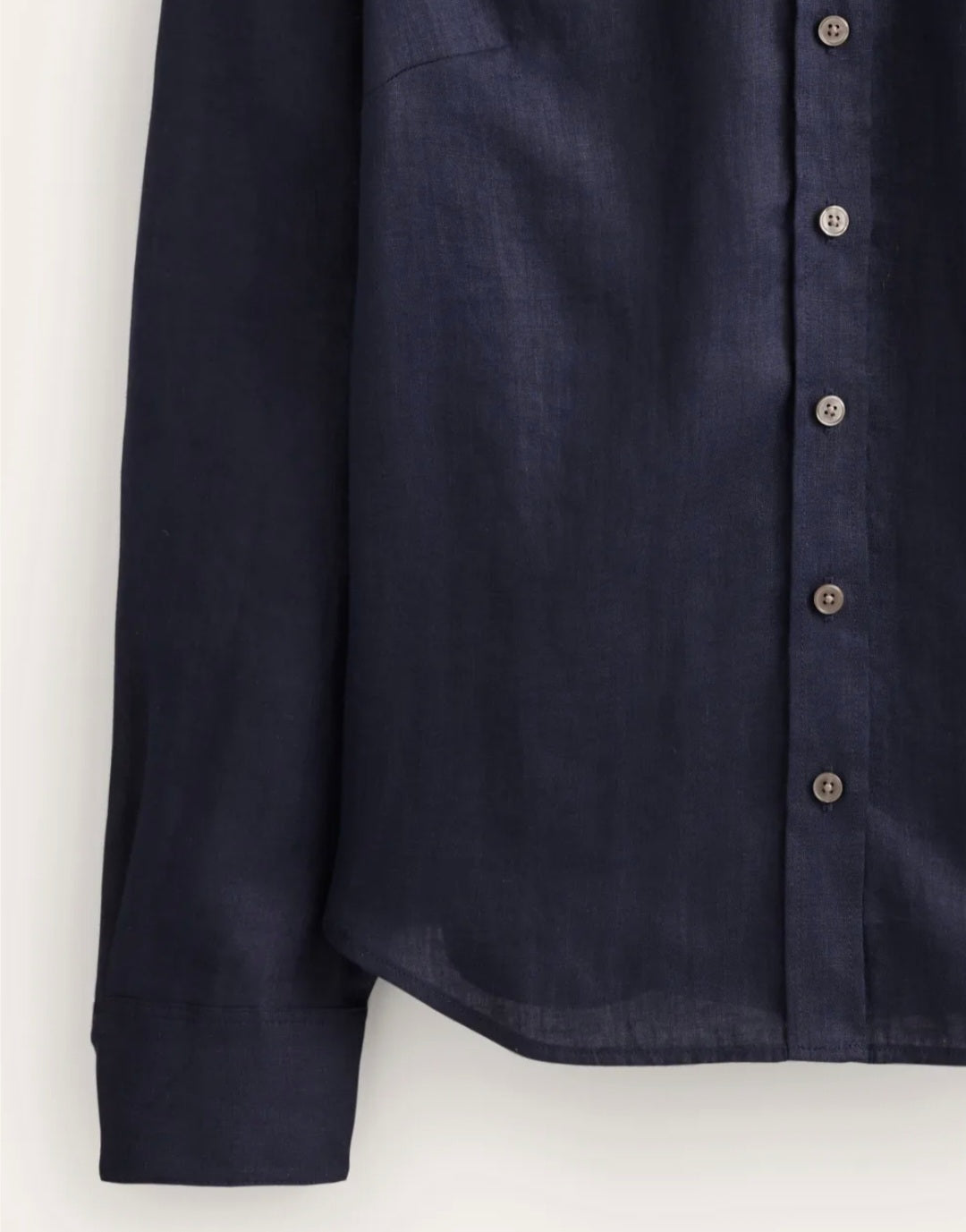 Blue Linen Shirt-3