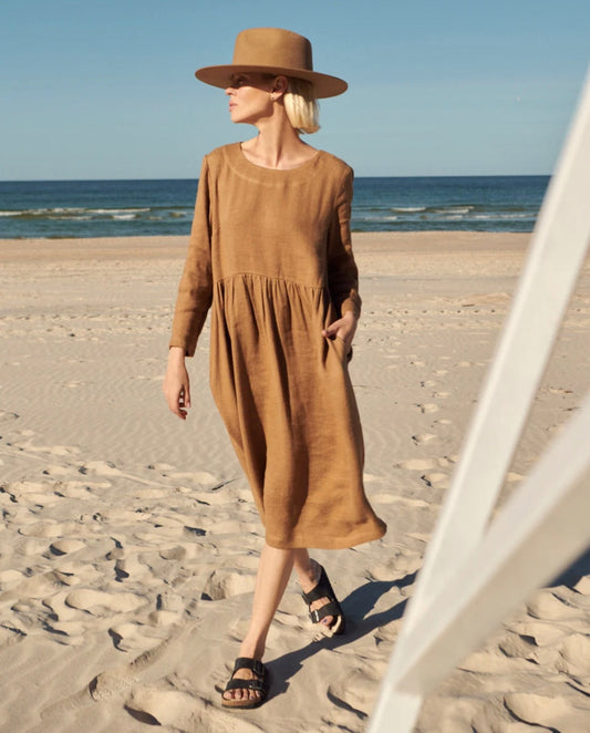 Brown Maxi Dress-0