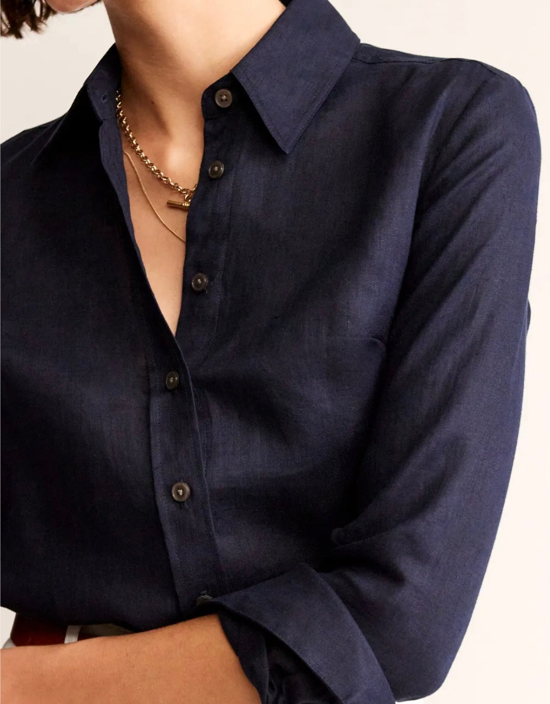 Blue Linen Shirt-0
