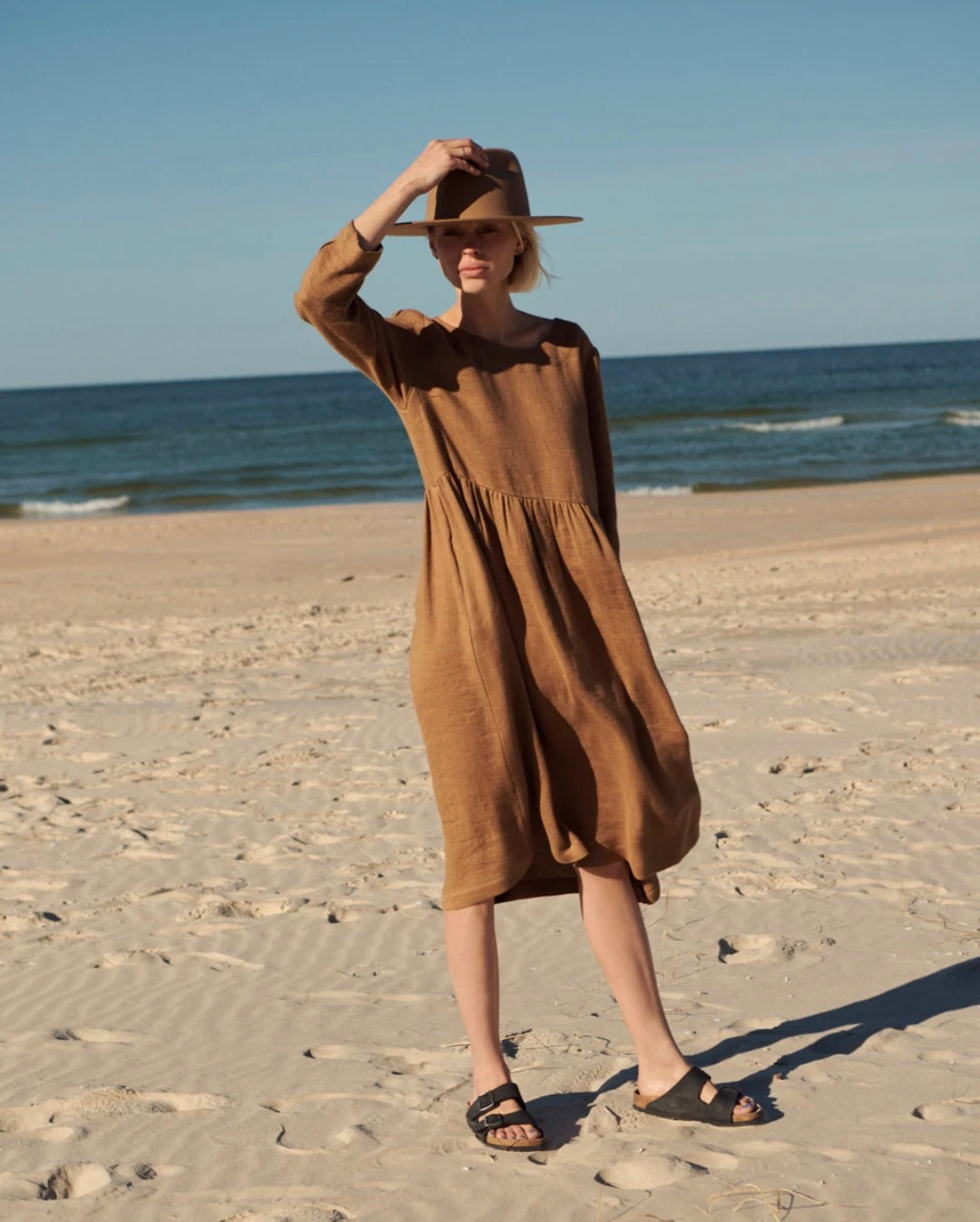 Brown Maxi Dress-1