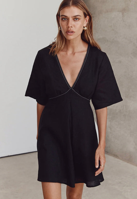 Black Mini Dress-0